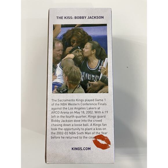 BOBBY JACKSON THE KISS BOBBLEHEAD Sacramento Kings NBA Basketball - Picture 3 of 5